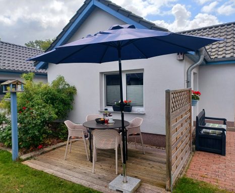 FeWo Weststrand Terrasse